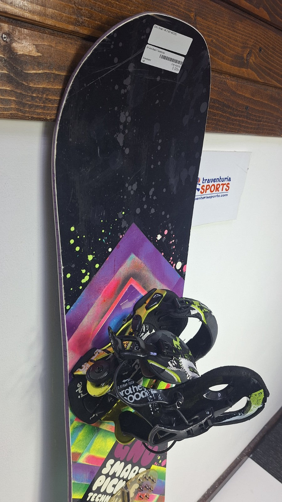 GNU Smart Pickle PBTX 148cm Snowboard + SP(sLAB Series) M Bindings  Fun Snow