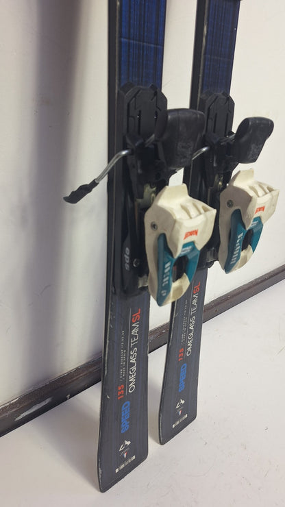 Dynastar Omeglass SL 135 cm Ski + Marker 10 Bindings Winter Sport  Snow