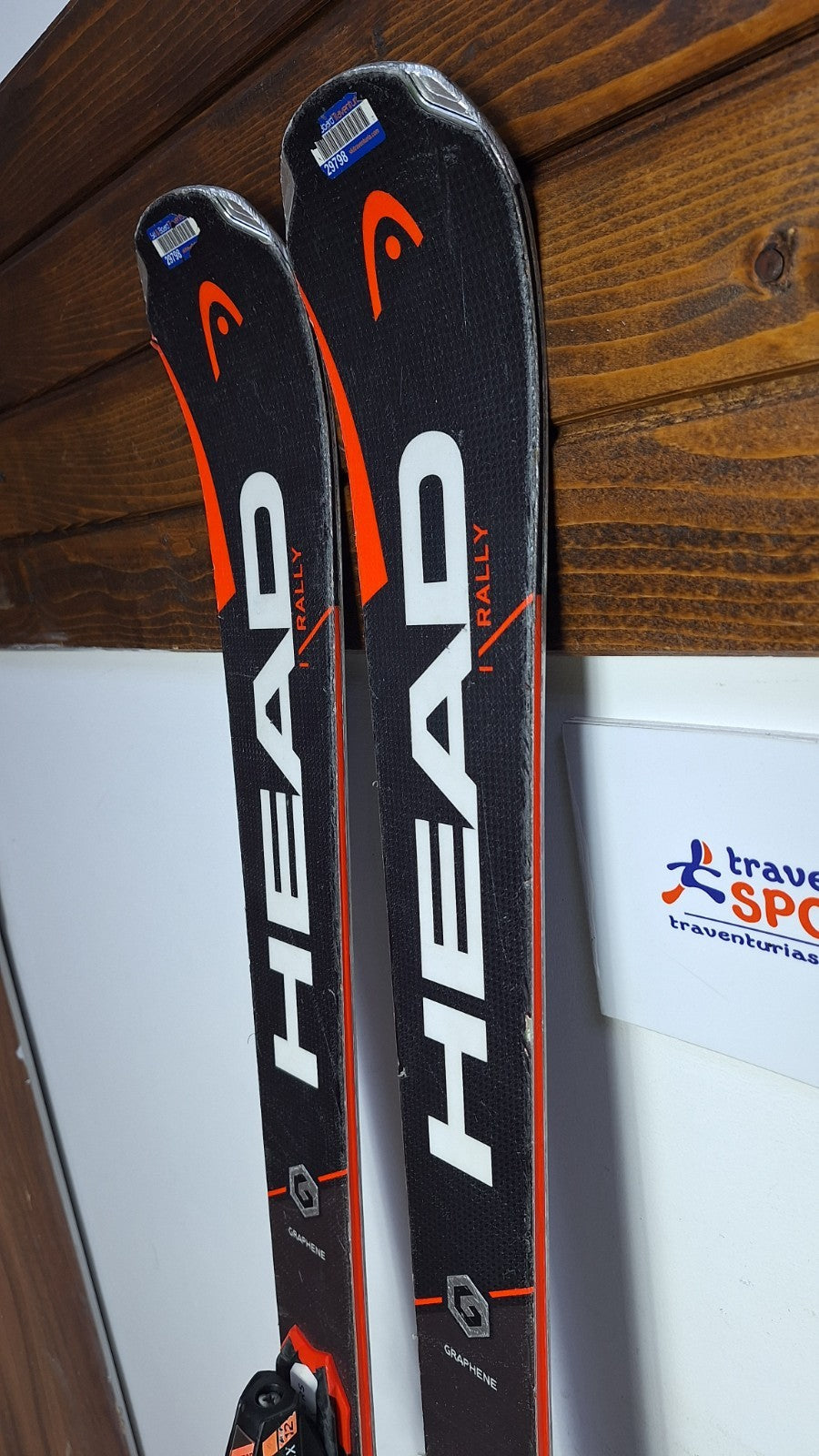 HEAD Supershape i.Rally  156cm Ski + Head PRX12  Bindings Winter Sport