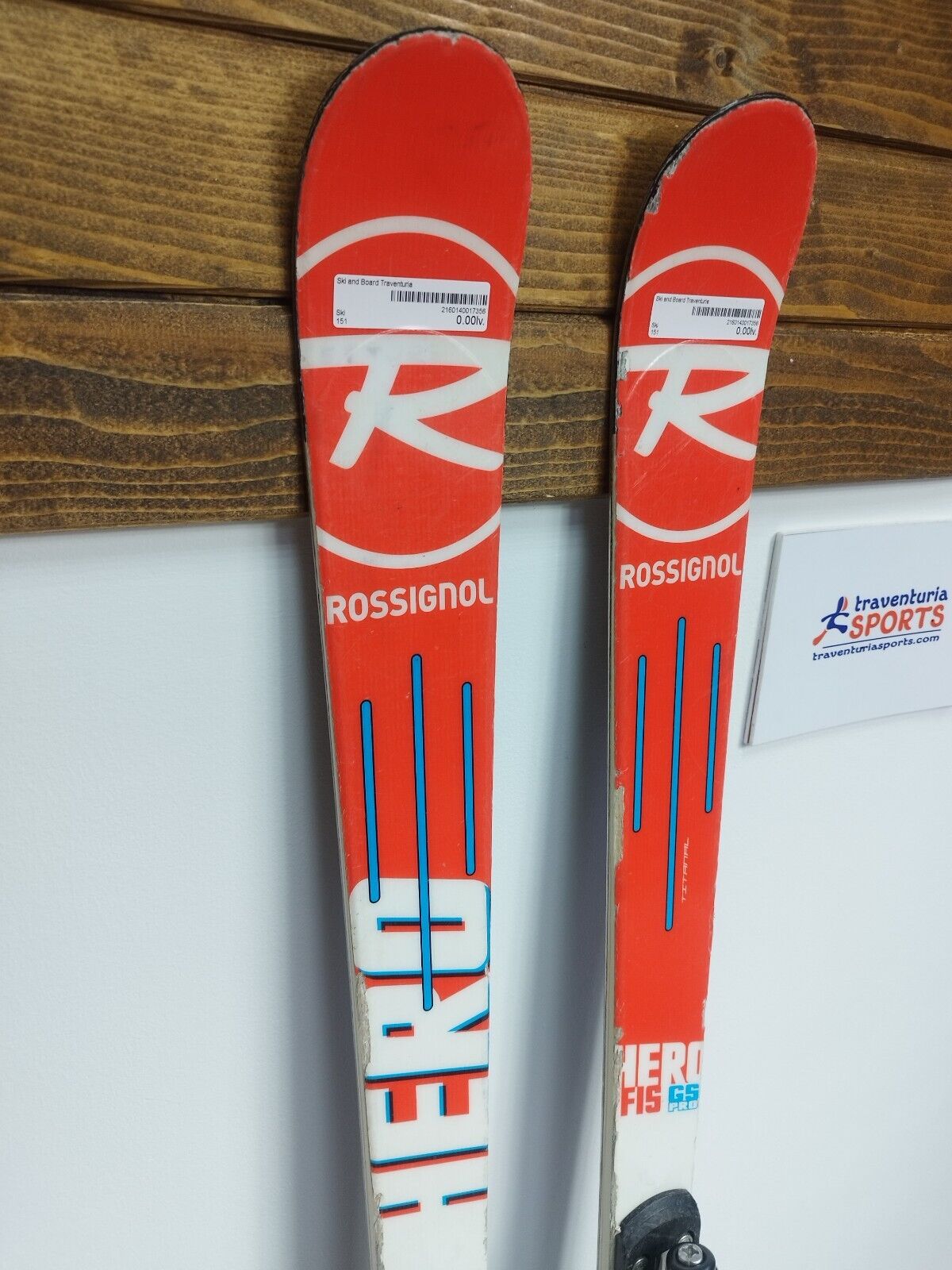 Sci Rossignol Hero FIS GS Pro 151 cm + attacchi Look 10 Divertimento invernale sulla neve