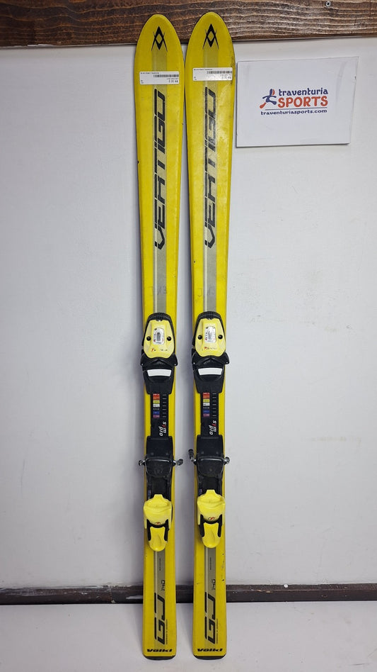 Volkl Vertigo 140cm Ski + Tyrolia 7 Bindings Fun Snow Winter Sport Piste
