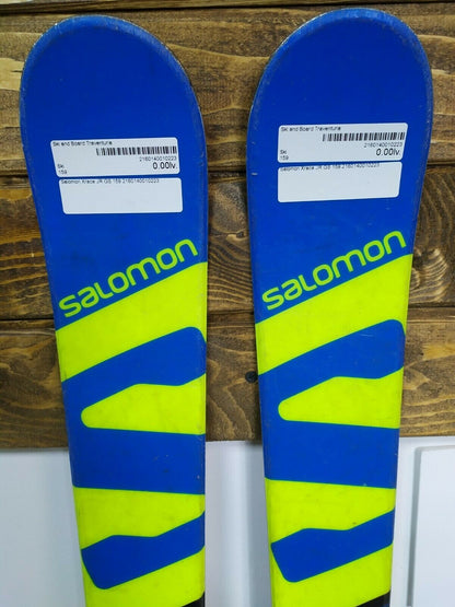 Salomon X-Race JR GS 159 cm Ski + NEUE Tyrolia SX10 Bindungen Winter Fun BSL