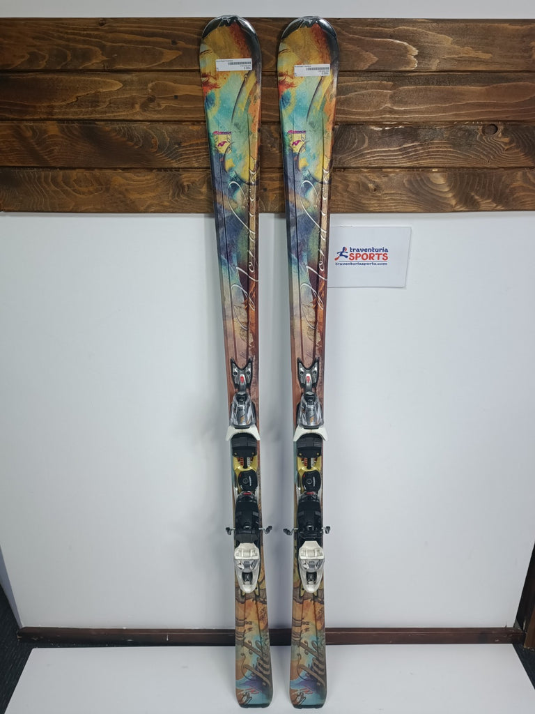 Nordica Fate 170 cm Ski + Marker 10 Bindings Winter Snow Sport Outdoor