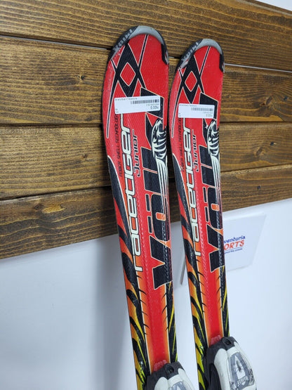 Ski Völkl Racetiger GS JR 120 cm + fixations Marker 4.5 Sports d’hiver Neige Plaisir