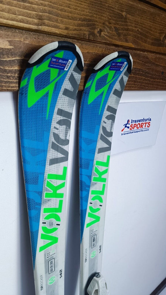 Volkl RTM 142cm Ski + Elan 7.5 BSL Bindings Winter Sport