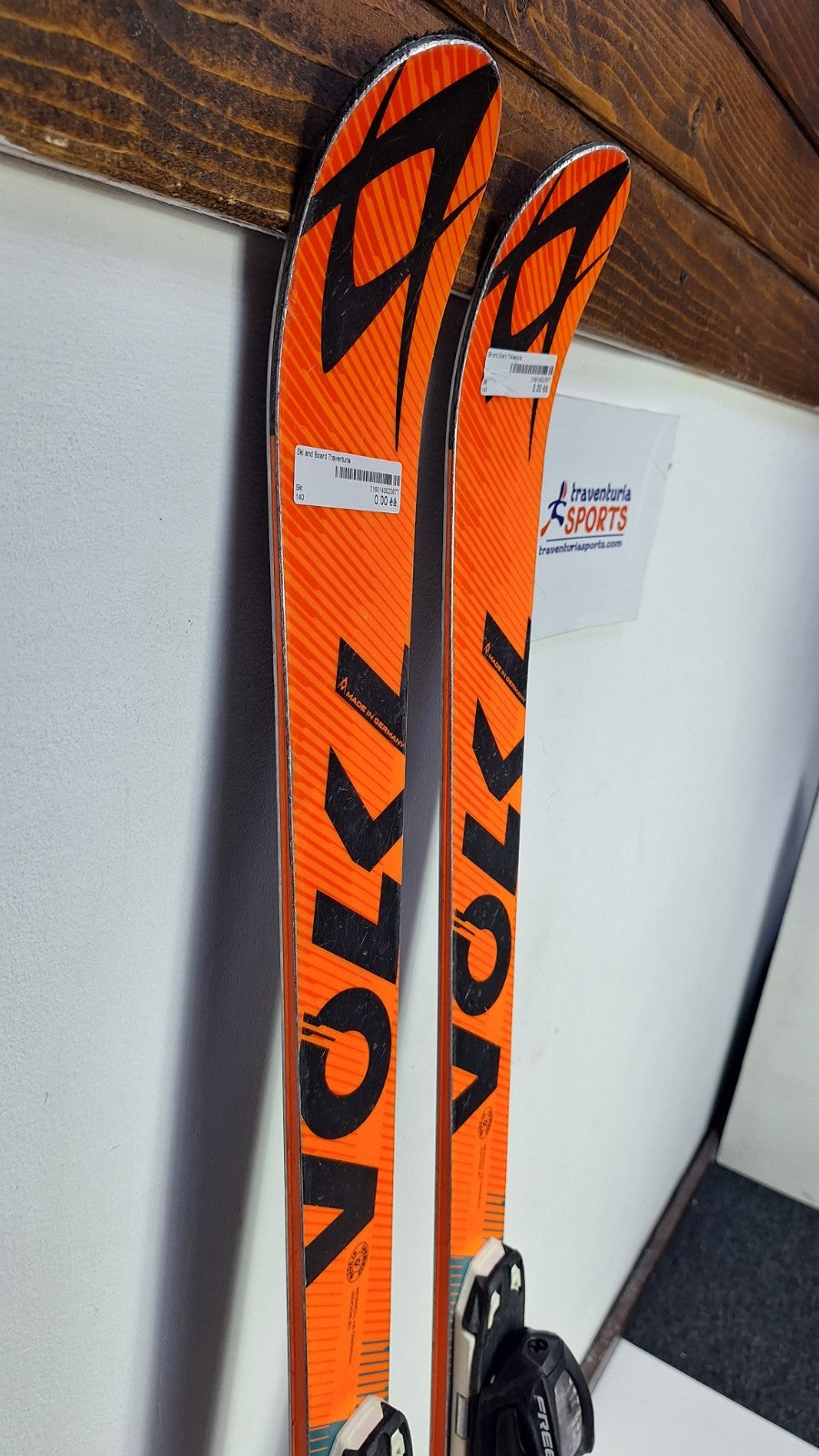 Volkl Racetiger GS 140cm Ski + Marker 7 Bindings Snow Winter Sport