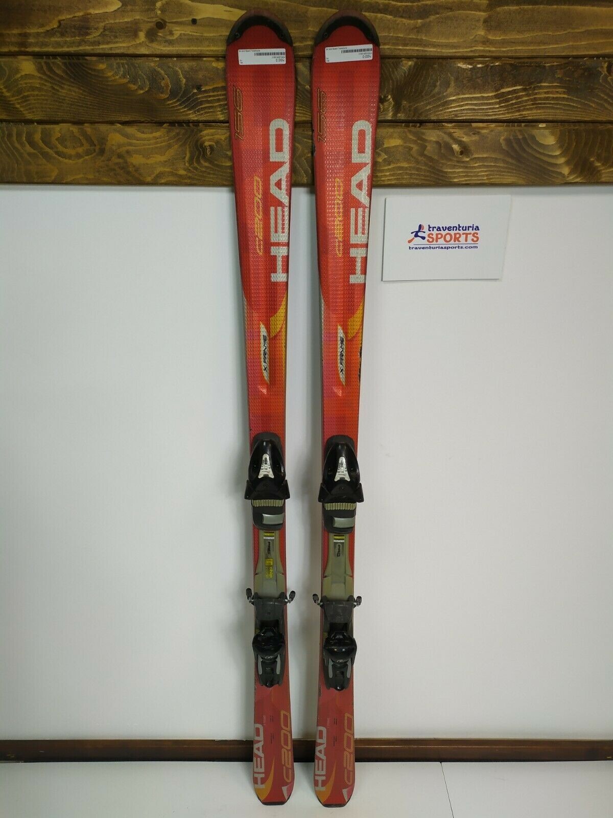 HEAD XRC 156cm × Tyrolia SL10 skis HEAD CYBER X10, X-FRAME technology + Tyrolia SL 100