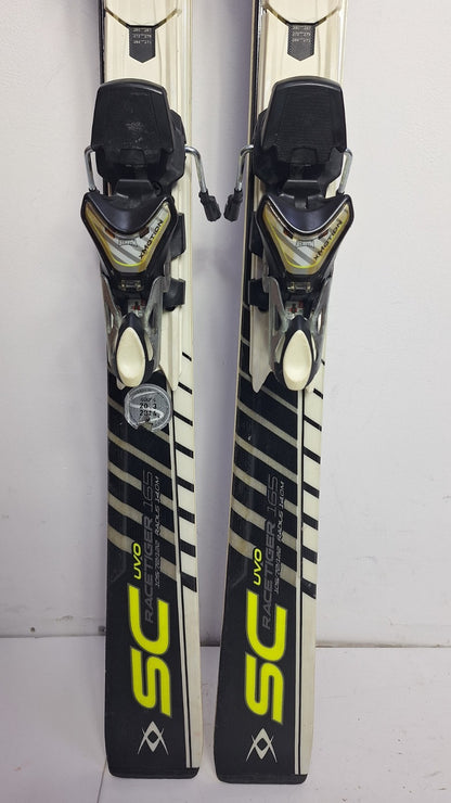 Volkl Racetiger SC UVO 165cm Ski + Marker 12 Bindings Winter Sport