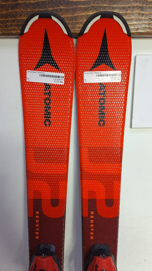 Atomic  Redster J2 110 cm Skis + Atomic 4.5  Bindings Winter Sport Snow Fun
