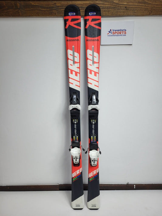 Rossignol Hero J 140 cm Ski + Fischer 9 Bindungen Winterspaß im Schnee