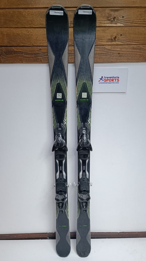 mens salomon xdrive 80 skis Salomon Xdrive 161cm Ski + Salomon 12 Bindings Winter Sport – Traventuria Sports
