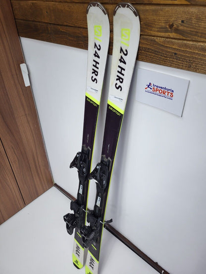 Ski Salomon 24 HRS MAX 154 cm + fixations Salomon 12 Sports d’hiver Aventure