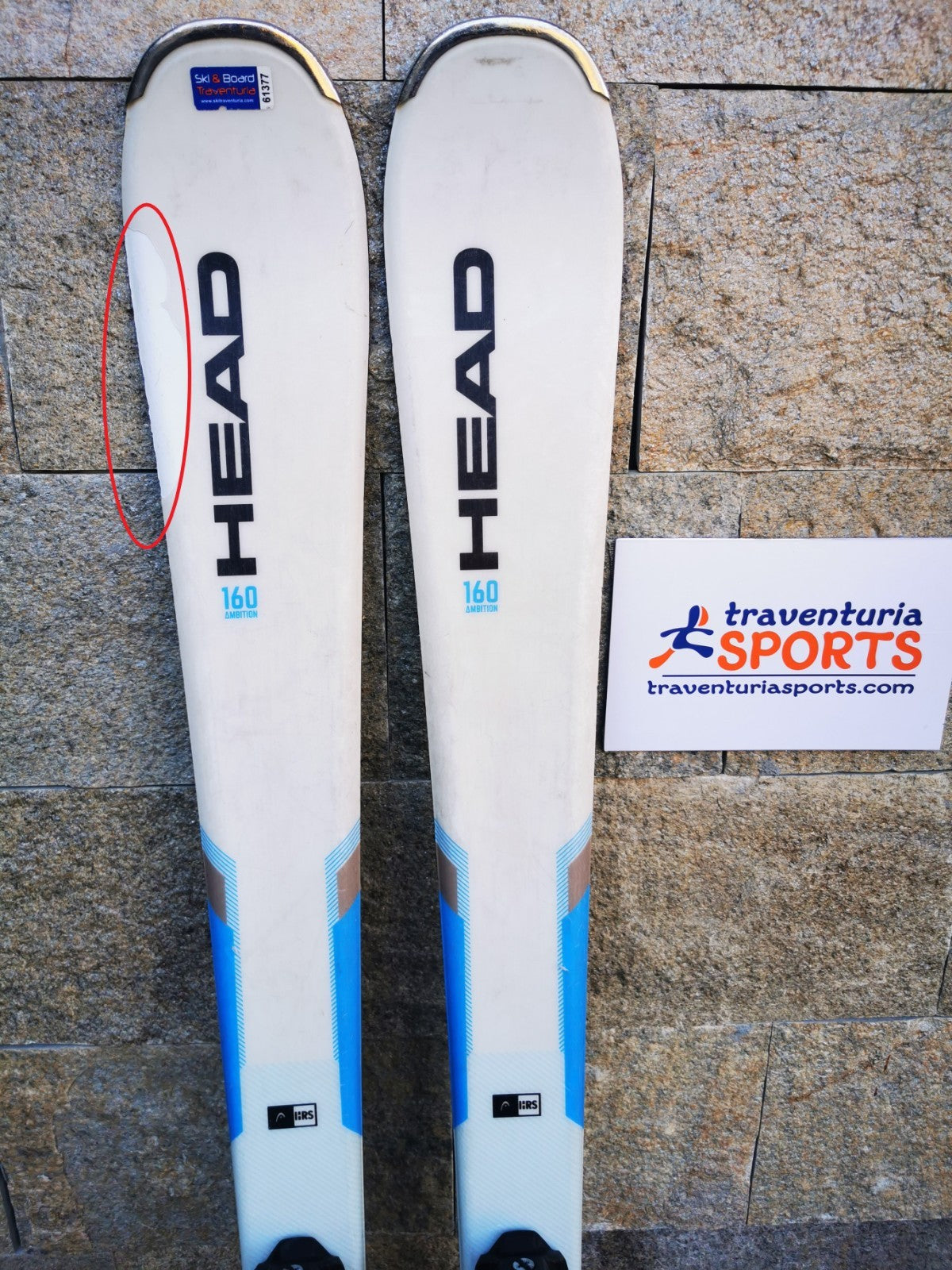 HEAD Ambition 160cm  Ski + Tyrolia SP 10 Bindings Adventure Winter Sport