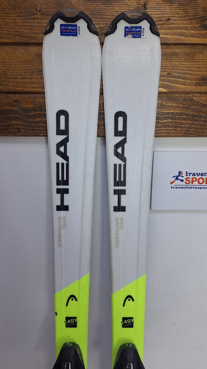 HEAD Supershape Team Easy JRS 157 Ski + Tyrolia BYS 10 Bindungen Wintersport