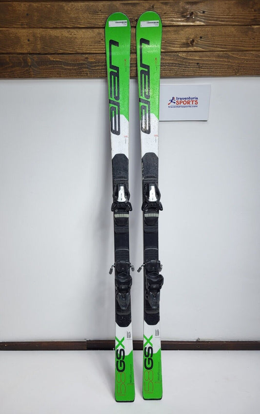 Sci Elan GSX 158 cm + attacchi Elan EL 11 Divertimento invernale Avventura sulla neve Sport