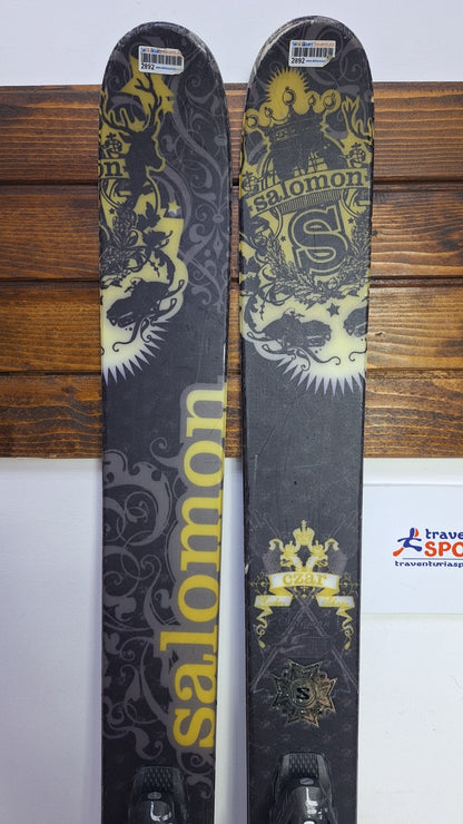 Salomon Czar 174cm  Ski + Elan 10 Bindings Winter Sport Fun