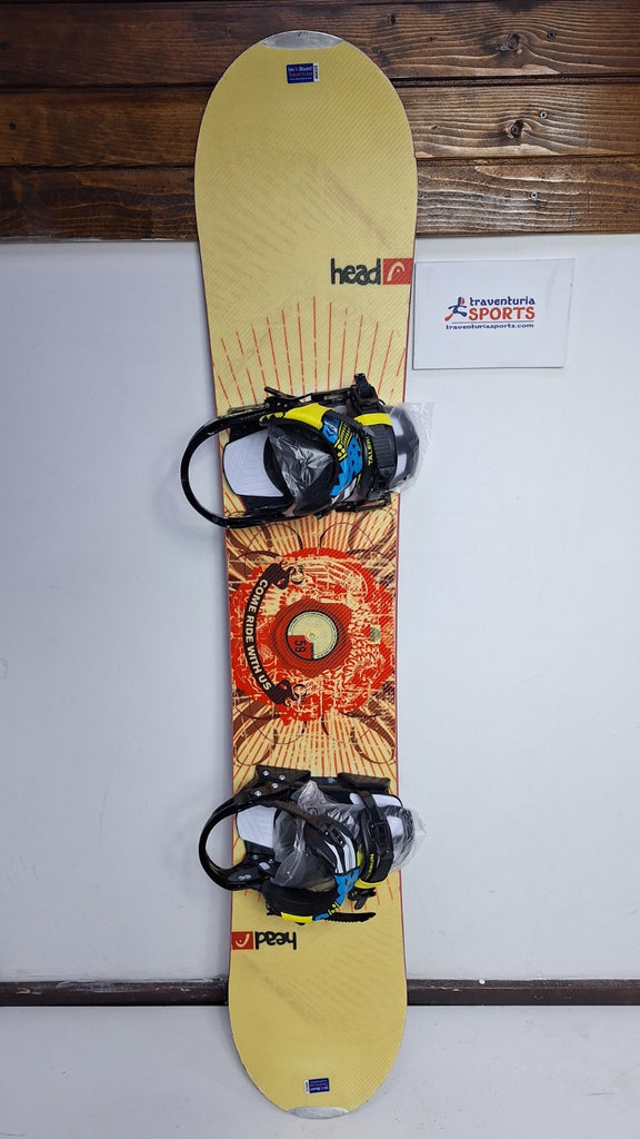 HEAD Rocka 4D 159 cm Snowboard + Brand New Talerun L Bindings Winter Sport Fun