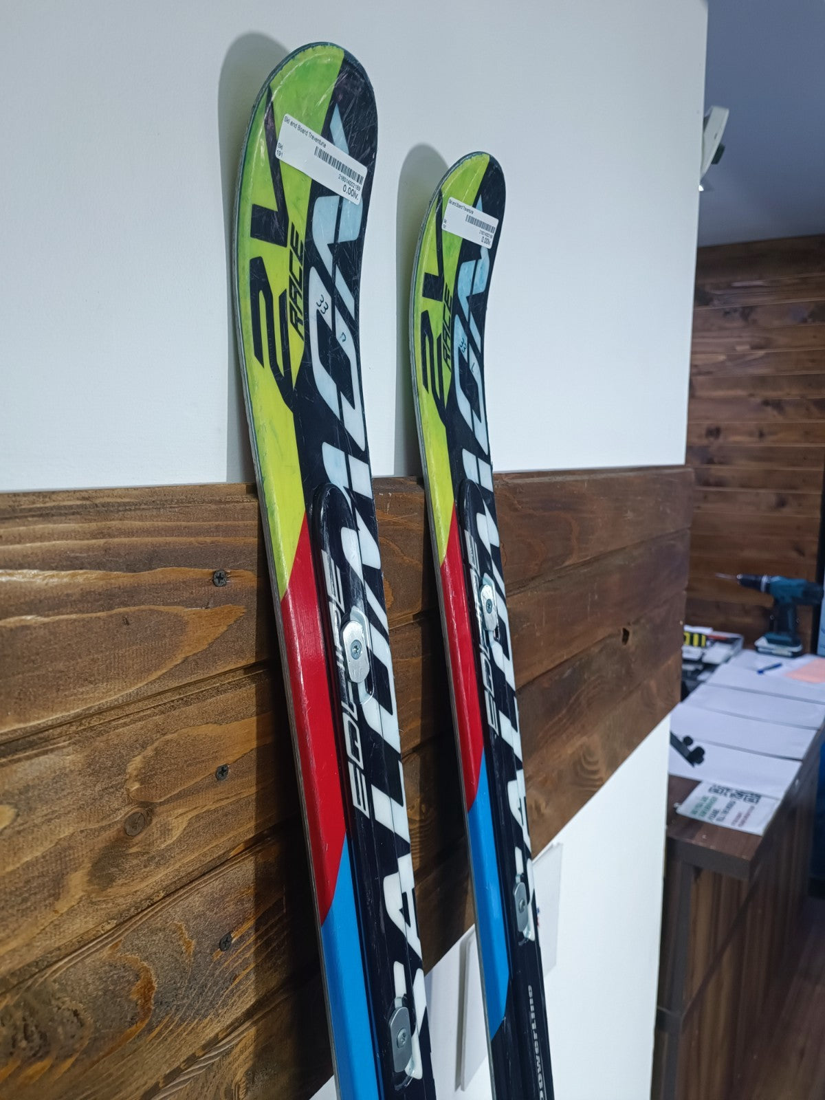 Sci Salomon Equipe 2V Race GS 191 cm + attacchi Atomic 20 Sport invernali Neve