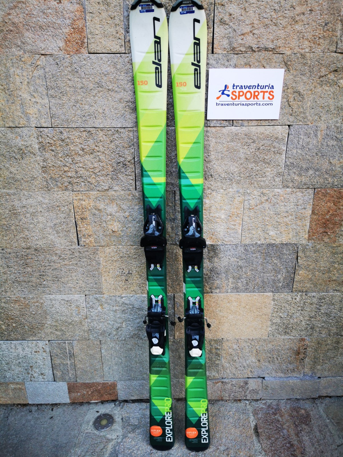 Elan Explore Pro QS 150cm  Ski + Elan 7.5 Bindings Adventure Winter Sport