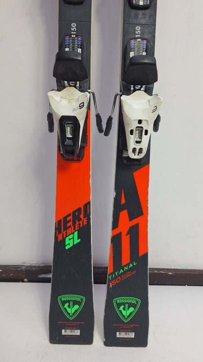 Rossignol HERO Athlete GS Pro 150 cm Ski + neue Look 7 Bindung Winterabenteuer