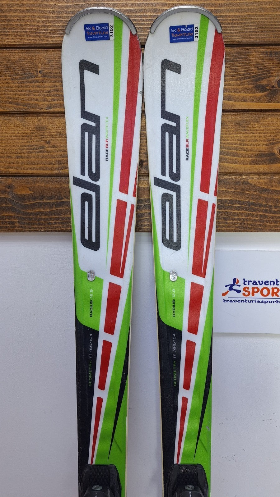 Elan Race SLR 165 cm Ski + Elan 10 Bindings Winter Fun Snow Sports Adventure