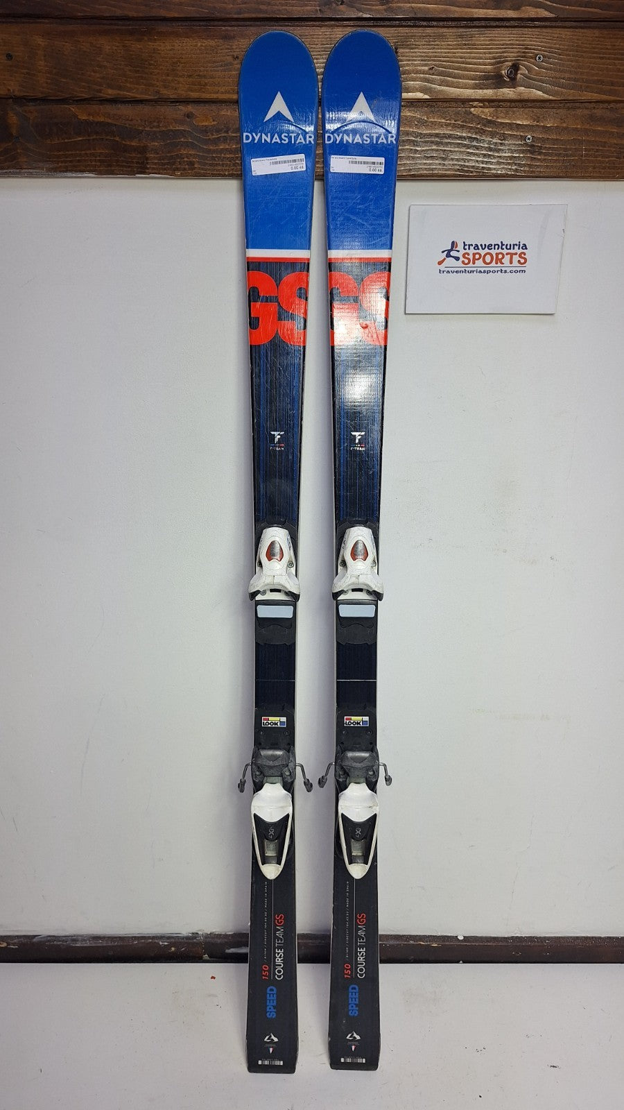 Dynastar Speed Course Team GS 150cm Skis + Look 7 Bindings Winter Fun Snow