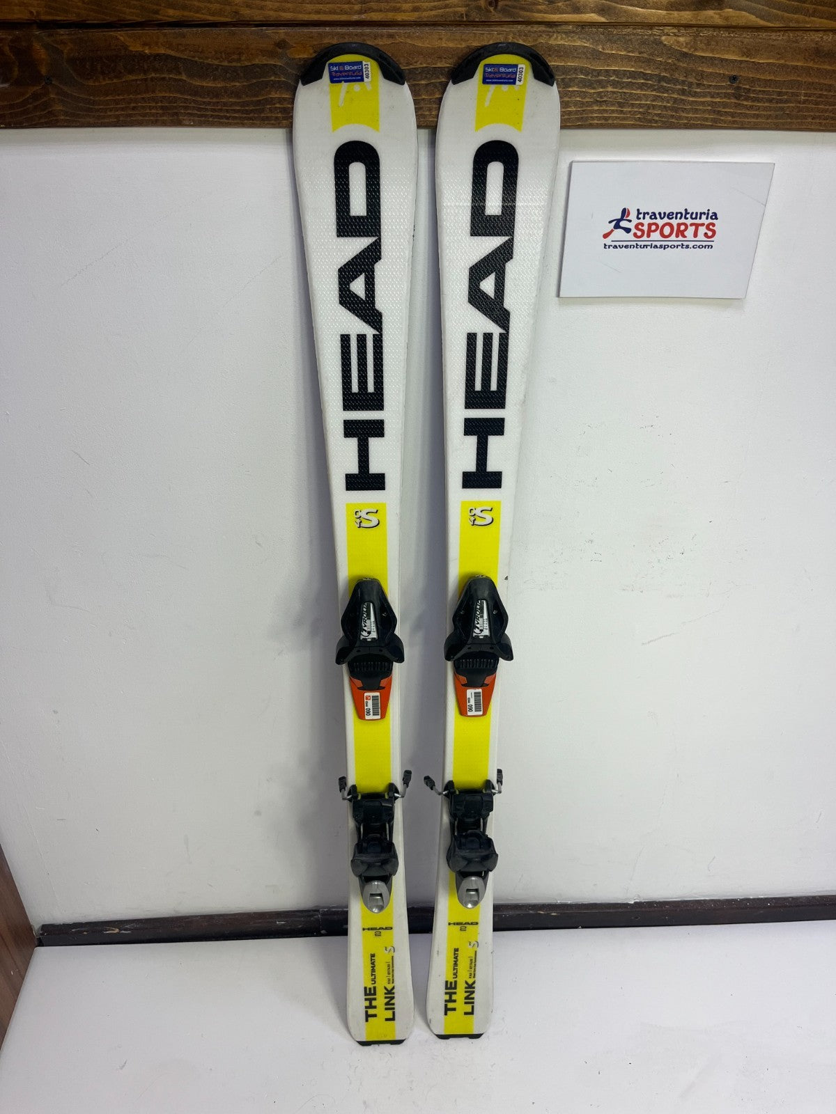 HEAD The Ultimate Link R 140cm  Ski + Tyrolia BYS 10 Bindings BSL Winter Sport