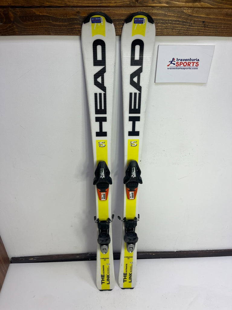 HEAD The Ultimate Link R 140cm  Ski + Tyrolia BYS 10 Bindings BSL Winter Sport