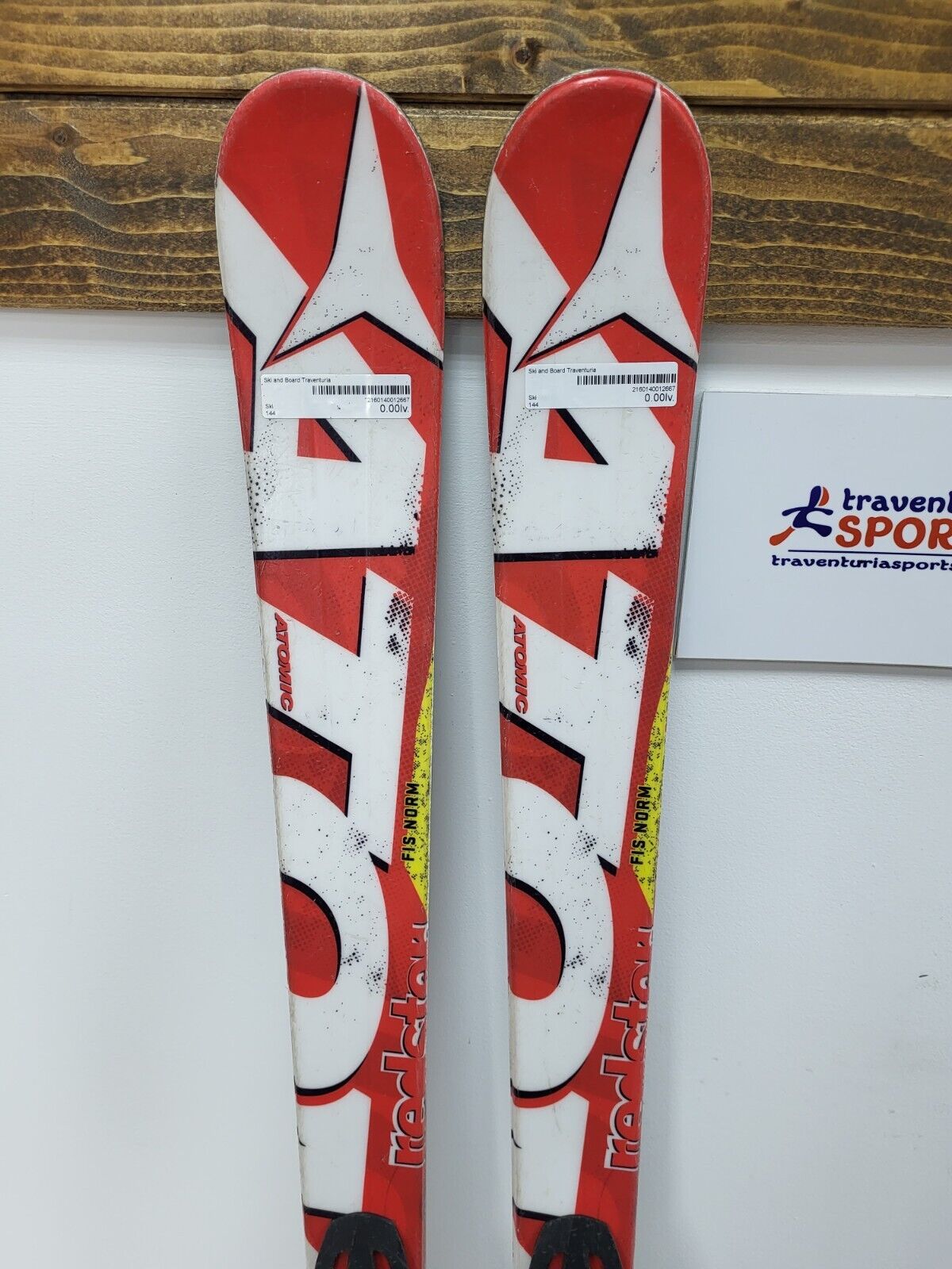 Atomic Redster GS 144 cm Ski + Atomic 7.5 Bindungen Schneesport-Spaß-Abenteuer