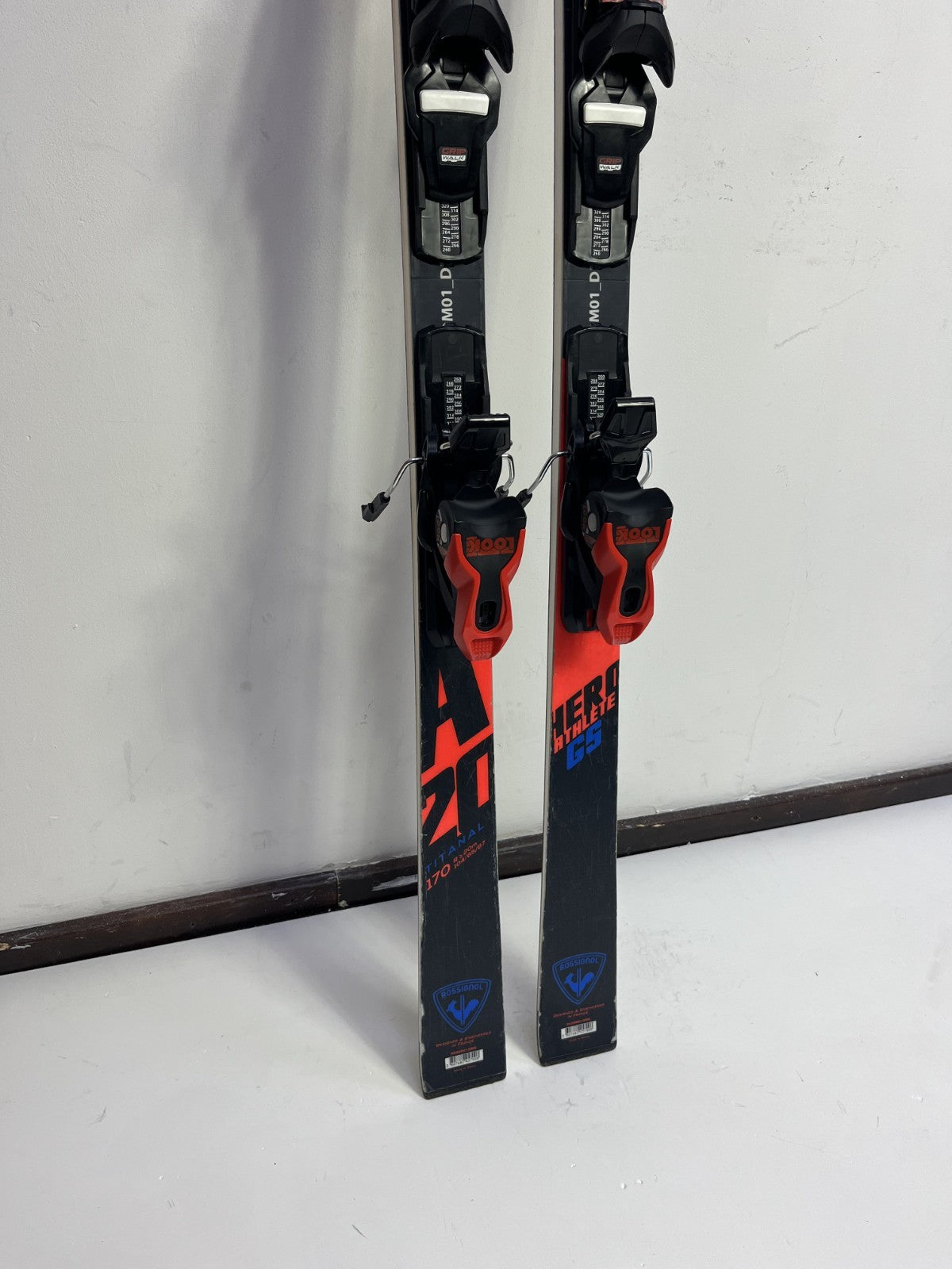 Rossignol Hero Athlete GS 170 cm Ski + New Look 11 Bindings Winter Fun Snow