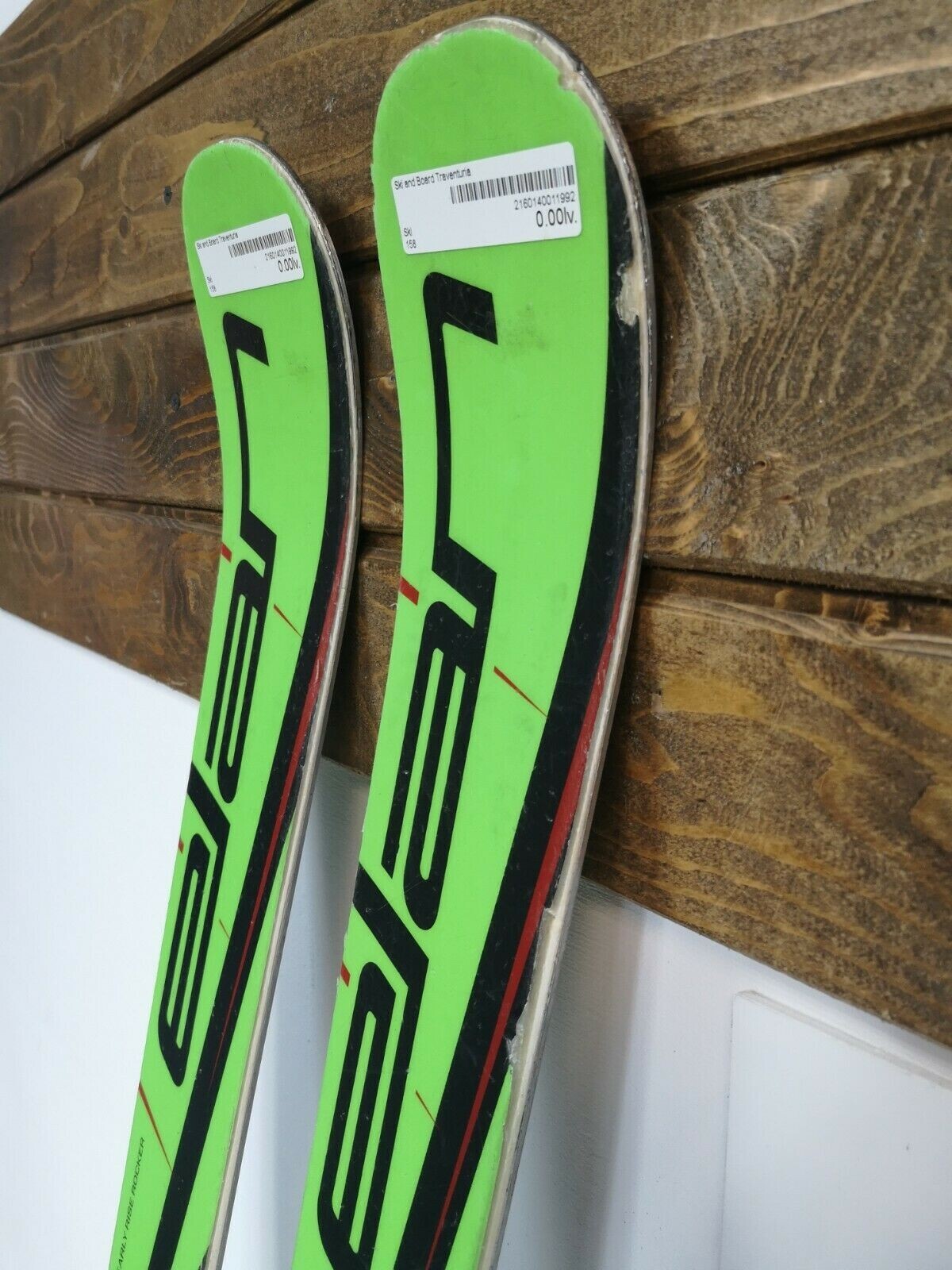 Elan Race RCG 158 cm Ski + Elan ER 11 Bindungen Winterspaß Schneeabenteuer Sport