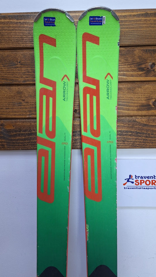 Elan GSX Pro 170 cm Skis + Elan ELS 11 Bindings Winter Fun Snow Sport Adventure