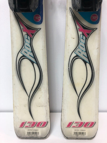 Sci Rossignol RocX 130 cm + attacchi Rossignol 7.5 Sport invernali Neve Outdoor