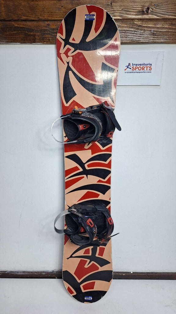 Heli Kamikaze 147 cm Snowboard + HEAD Rental M  Bindings Winter Snow Adventure