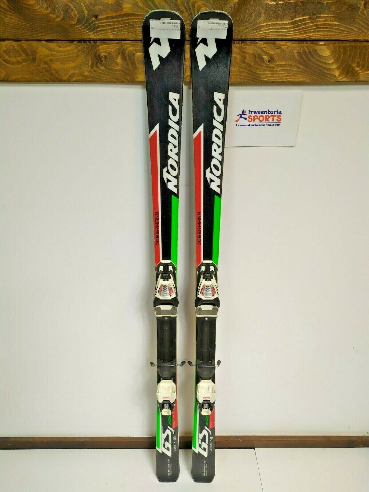 Nordica Dobermann GS J WC 149 cm Ski + Marker Race 10 Bindings Sport Winter Fun
