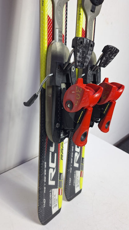 Fischer RC4 Race 110 cm Ski + Salomon 4.5 Bindings Fun Snow Winter Sport