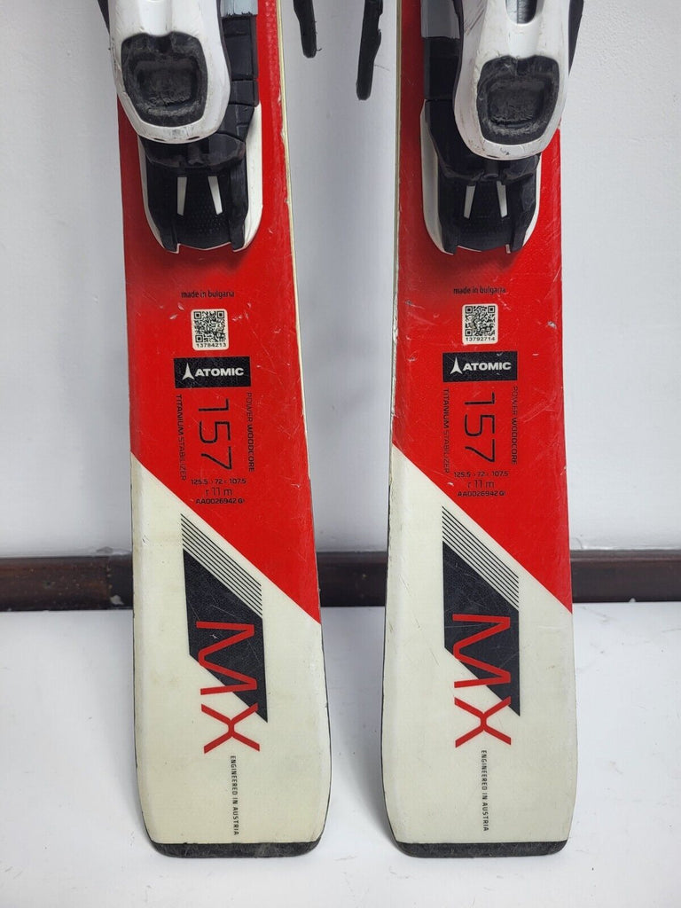 Atomic Redster MX 157cm Ski + Atomic 11 Bindings Winter Sport Fun