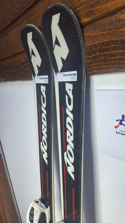 Nordica Dobermann Pro S 120cm Skis + Marker 7  Bindings Winter Sport Snow