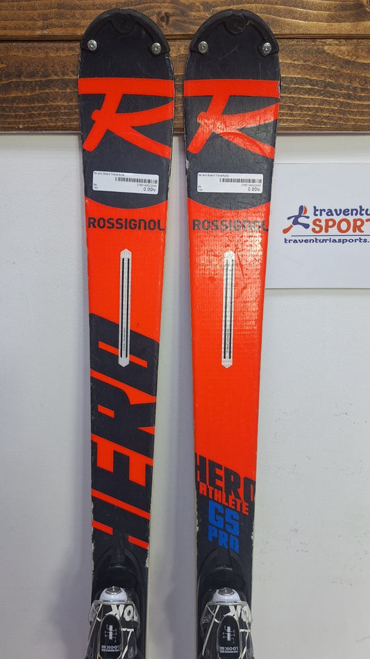 Sci Rossignol Hero FIS GS Pro 144 cm + attacchi New Look 7 Divertimento invernale sulla neve