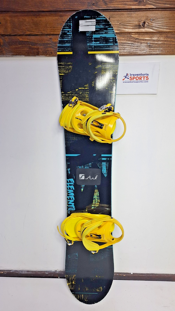 Stuff Element 152 cm Snowboard + Stuff L Bindings Winter Sport Fun Snow