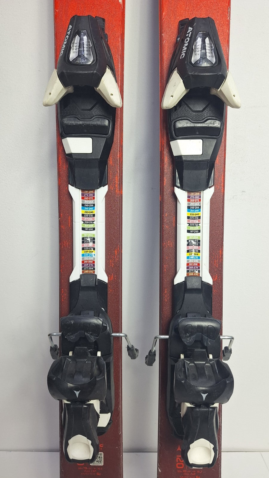 Atomic Punx Twin-Tip Ski 120 cm + Atomic 4.5 Bindungen Wintersport Schnee