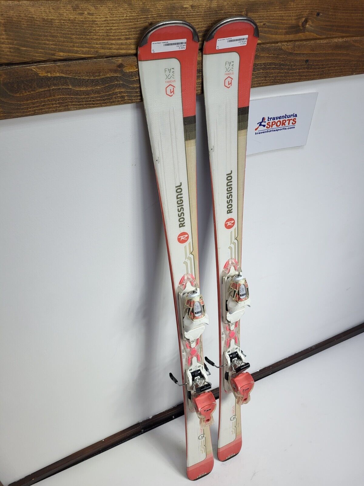Rossignol Famous 149cm Ski + Fixations Look 10 Aventure hivernale Hiver