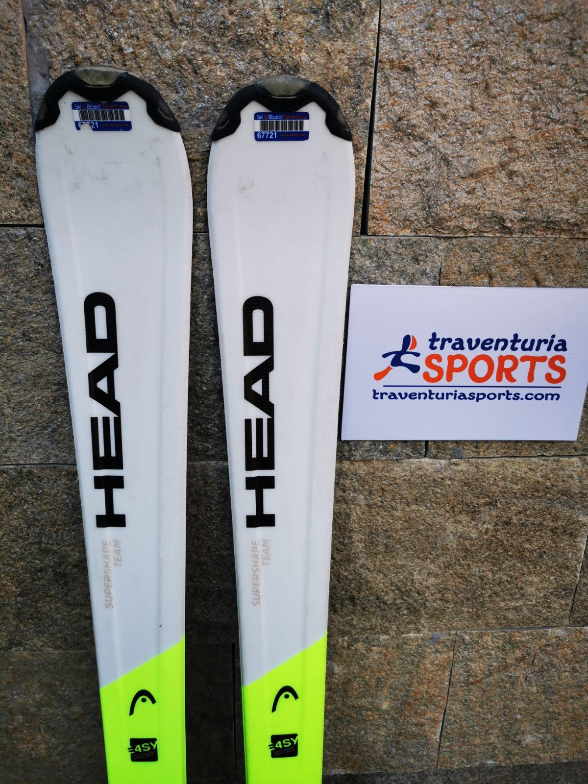 HEAD Supershape Team Easy 147cm  Ski + HEAD 7.5 Bindings  Winter Sport