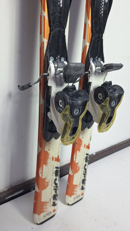 Rossignol Radical 130 cm Ski + Rossignol 7 Bindungen Wintersport Schnee