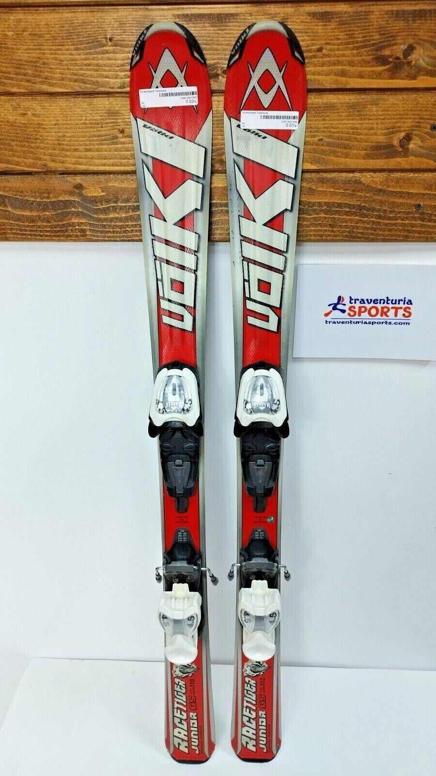 Völkl Racetiger GS JR 110 cm Ski + Marker 4.5 Bindings