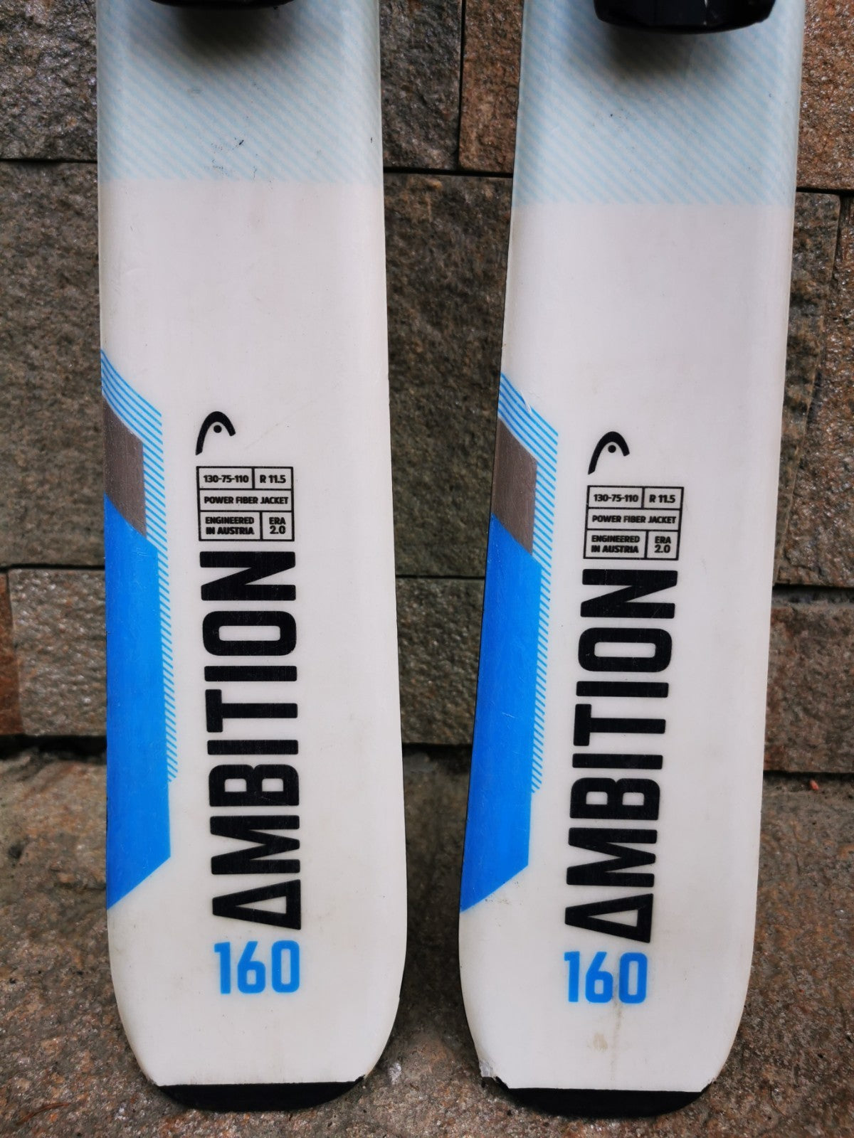 HEAD Ambition 160cm  Ski + Tyrolia SP 10 Bindings Adventure Winter Sport