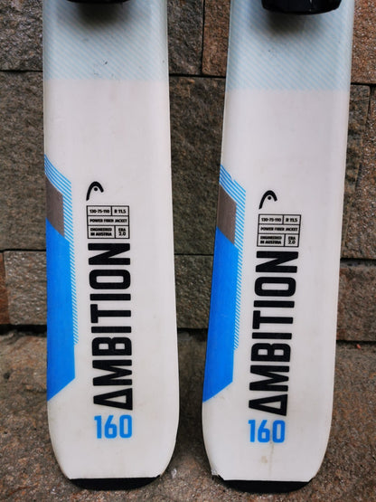 HEAD Ambition 160cm  Ski + Tyrolia SP 10 Bindings Adventure Winter Sport