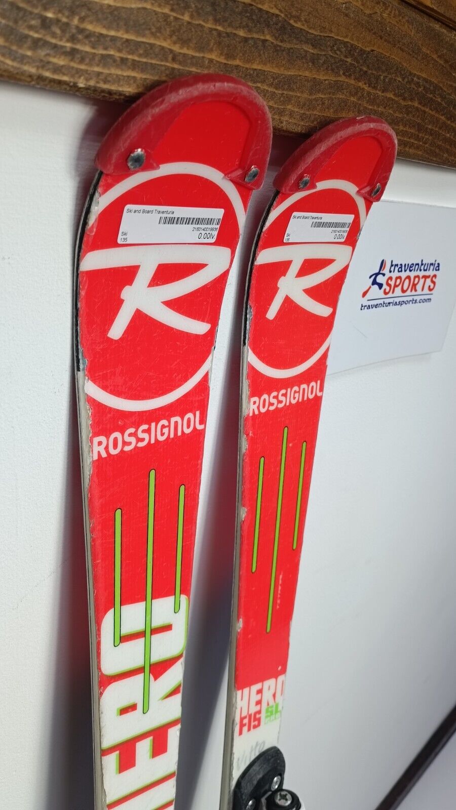 Rossignol Hero FIS SL Pro 135 cm Ski + Look 7 Bindungen Adventure
