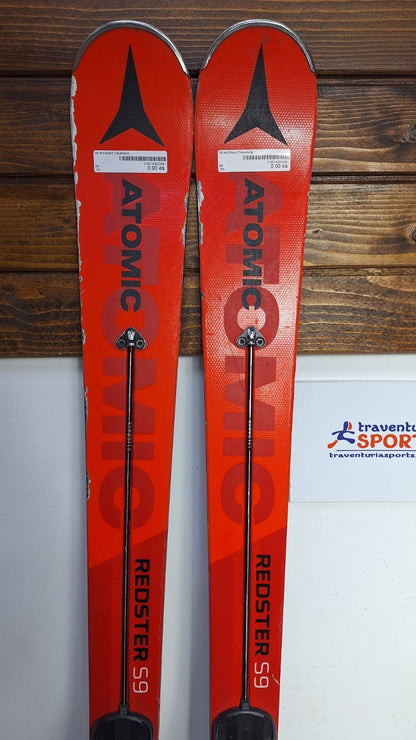 Atomic Redster S9 165 cm Skis + Atomic 12 Bindings Winter Fun Snow