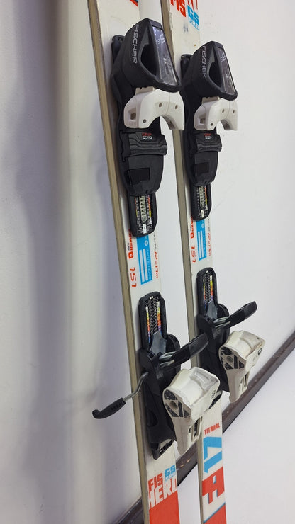Rossignol Hero FIS GS Pro 151 cm Ski + Fischer RS9 Bindung Winterspaß Schnee